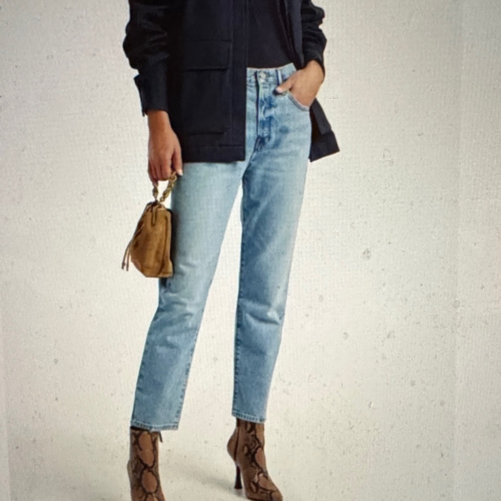 Frame Denim Light Blue Ankle Jeans